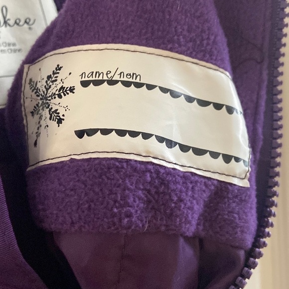 Cherokee toddler size 3T purple Snowbibs - Picture 4 of 9